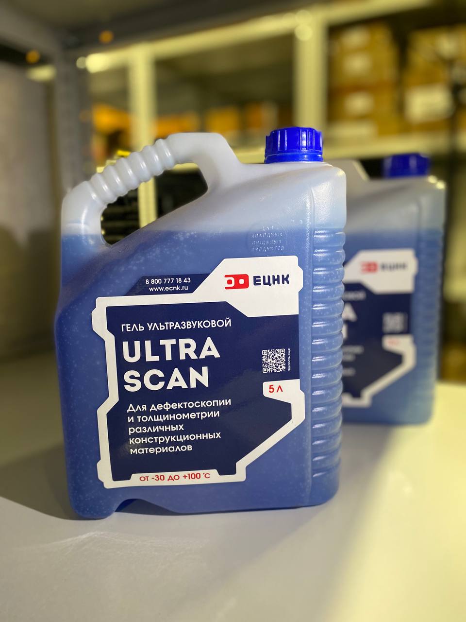 Гель Ultrascan для ультразвукового контроля (УЗК) , -30°C до +100°C, 5 кг