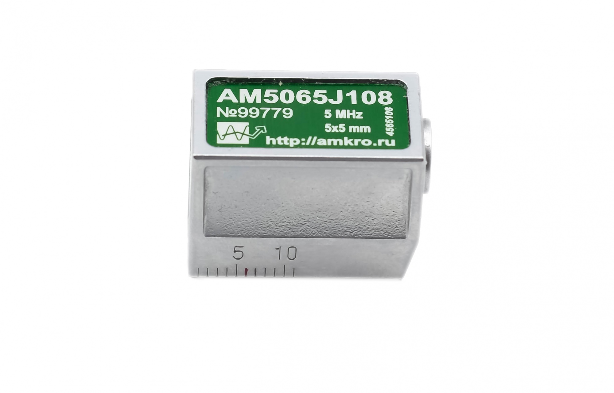 AM5065Jxx пьезоэлектрические преобразователи (ПЭП) П121 наклонные малогабаритные совмещенные 5 МГц 65 град