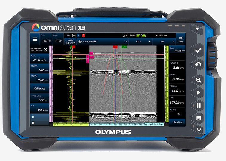 Olympus OmniScan X3 ультразвуковой дефектоскоп на фазированных решетках