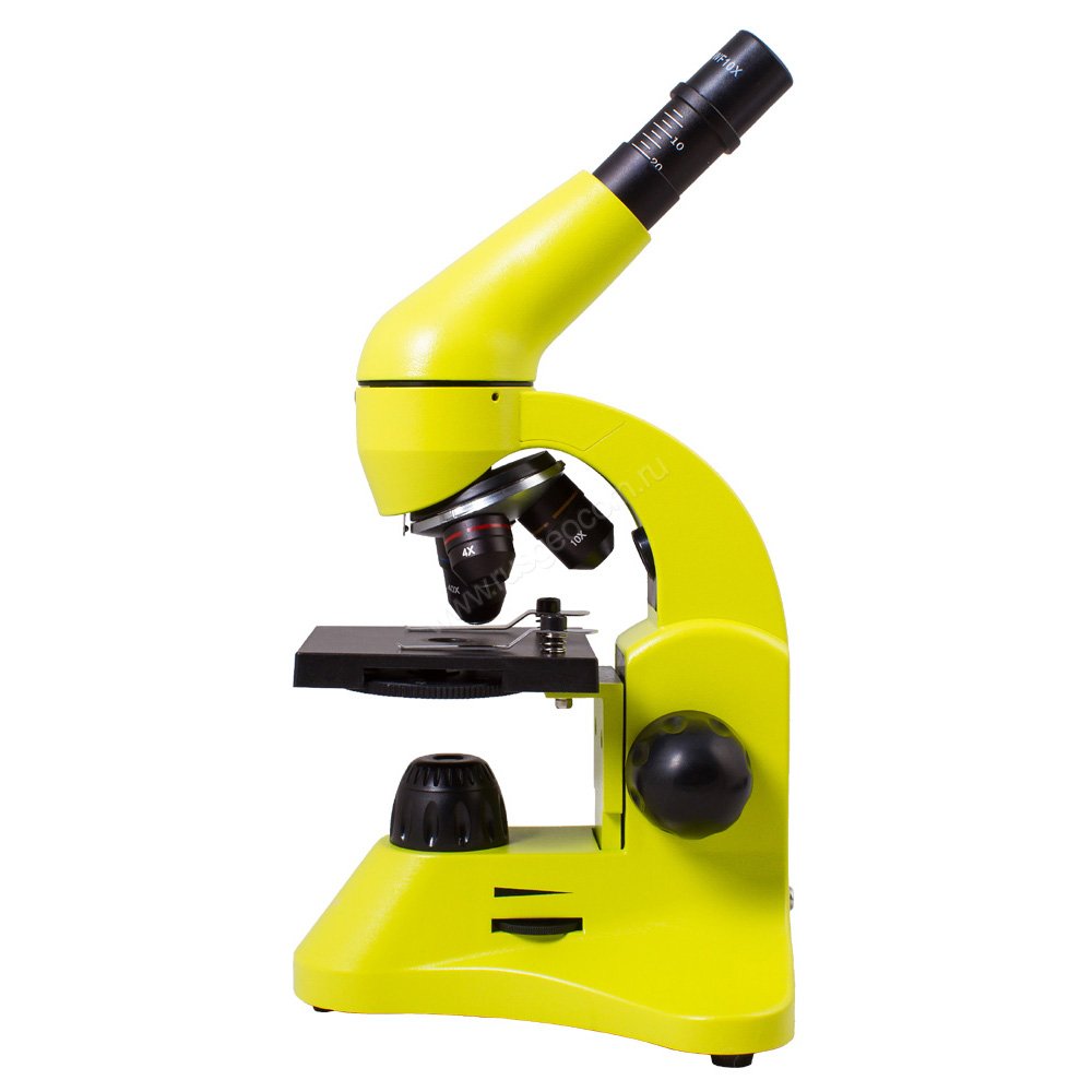 Микроскоп Levenhuk Rainbow 50L PLUS Lime (Лайм)